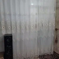 پرده فروشی دو تیکه کاملازتمیز و نو