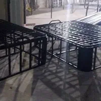 کفی تخت فلزی و چوبی موجوده