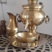 سماور ذغالی برنجی|سماور، چایساز، قهوهساز|رحیمآباد, |دیوار