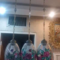 لوستر طرح سنتی بسیار زیبا در حد نو|لوستر و چراغ آویز|فردیس, شهرک گلها|دیوار