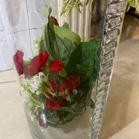 گلدون کریستال لهستان|صنایع دستی و سایر لوازم تزئینی|تهران, جمال‌زاده|دیوار