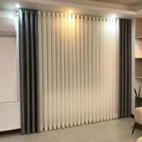 پرده پانچ پرده مینیمال با نمونه پارچها در منزل یا|پرده، رانر، رومیزی|اصفهان, عطار نیشابوری|دیوار