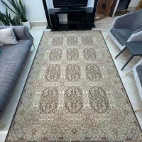 فرش ۶ متری ۷۰۰ شانه ستاره کویر یزد ابریشمی