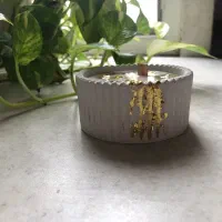 شات شمع با ورق طلا