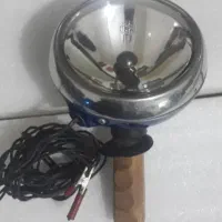 کرسی لامپی ناسیونال ژاپنی و تعدادی جنس آنتیک|کلکسیون اشیاء عتیقه|بومهن, |دیوار