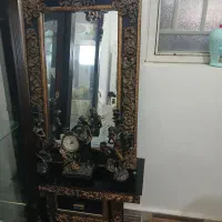 فروش آین و شمعدان سالم  و ویترین فلزی زیبا|بوفه، ویترین، کنسول|چالوس, |دیوار