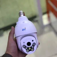 دوربین لامپی چرخشی دید در شب رنگی سیمکارتی