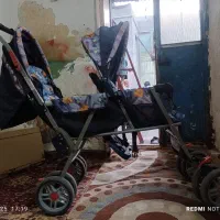 کالسکه دو قلو|کالسکه و لوازم جانبی|زاهدان, |دیوار