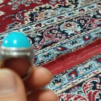 انگشتر‌کلکسیونی‌‌یاقوت‌سرخ‌‌وفیروزه‌مغز‌درشت‌|جواهرات|سمنان, |دیوار