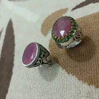 یک جفت انگشتر یاقوت برمه|جواهرات|ایلام, |دیوار