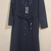 مانتو رنگ سرمه ای