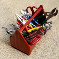 ماکت جعبه ابزار با 15 عدد ابزار کاملا فلزی  زیبا|اسباب‌‌بازی|تهران, امین حضور|دیوار