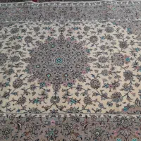 قالی دستبافت ۶ متری ۳۷ خانه|فرش|آران و بیدگل, |دیوار