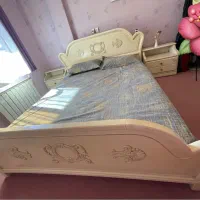 سرویس خواب دو نفره همراه با تشک|تخت و سرویس خواب|گرگان, |دیوار