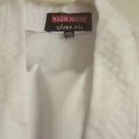 لباس کاراته جلو باز سایز ۳۶و ۴۰سالم