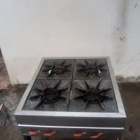 گاز 4شعله یخچال و کباب پز