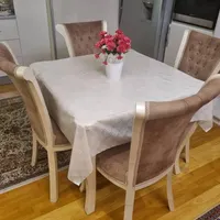 مبل ۵ نفره و میز عسلی و میز نهارخوری