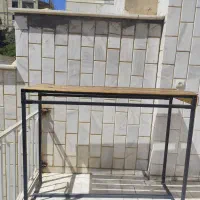 قفسه چوبی فلزی ورگال وسط