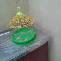 دوتا قفس پرنده یکی بزرگ یکی کوچیک