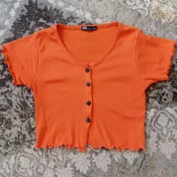 حراج کراپ  اسپرت  تیشرت  فری سایز