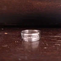 حلقه پلاتین با نگین برلیان اصل