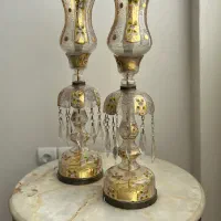 شمعدان لاله طرح برنز