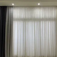 دو عدد پرده سالن