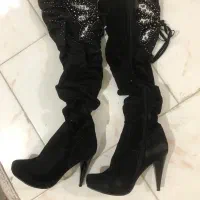 بوت زنانه سایز ۳۹ ، پاشنه بلند، کمی دست دوم