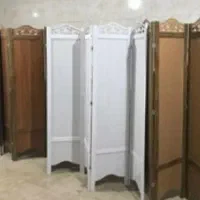 پاراوان پارتیشن با دیوارک چوبی متحرک