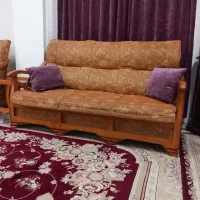 مبلمان ۷نفره به همراه میز بزرگ و. کوچک|مبلمان خانگی و میز عسلی|رامسر, |دیوار