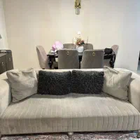 مبلمان ۸ نفره با میز نهارخوری
