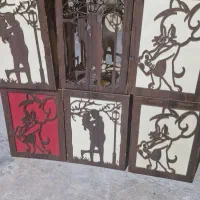 6 عدد لوستر فانتزی چوبی همه باهم زیر قیمت|لوستر و چراغ آویز|بندرعباس, |دیوار