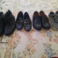 ۴جفت کفش مردانه چرم ۴۰و۴۱