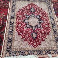 فرش قالیچه ابریشم هریس|فرش|تبریز, |دیوار