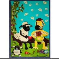 قالیچه کودک طرح بره ناقلا نو