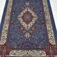 فرش دستبافت قشقایی/اقساط بدون بهره/زمینه آبی