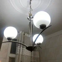 لوستر استیل مات رنگ ثابت|لوستر و چراغ آویز|تهران, فدک|دیوار