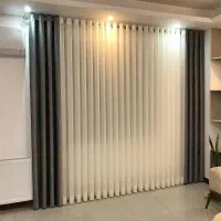 پرده پانچی پذیرایی و تراس و اتاق و آشپزخانه