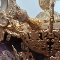 لوستر برنزی جدید طرح پانیذ