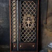 درب حیاط آهنی سنگین دو لنگه|مصالح و تجهیزات ساختمان|تبریز, |دیوار