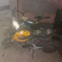 دوعددومتور سیکلت یکی مدل ۹۵ مدارک تکمیل پلاک ملی