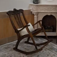 صندلی راک با چوب توسکا (نو)|صندلی و نیمکت|قرچک, پارک جنگلی|دیوار