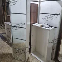 جاکفشی داشبوردی الماس چوب (۵ درب آینه دار ) طول ۵۰