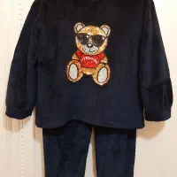 هودی شلوار شیک واسپرت سورمه ای