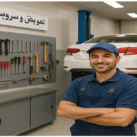 کار در مغازه مکانیکی خودرو سبک