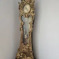 ساعت ایستاده پشتی دستی گل سرخ گلدان
