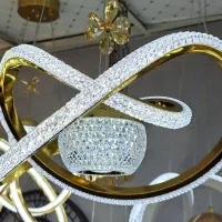 لوستر‌مدرن‌وارداتی‌اصل‌گوی‌کریستال‌ ‌BL.lighing