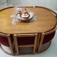 میز و صندلی ناهار خوری شش نفره کم جا|میز و صندلی غذاخوری|شیراز, شهرک مخابرات|دیوار