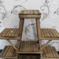 استند گلدان نو چوبی