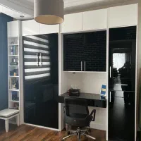 تخت وکمد کم جا چوب هایگلاس